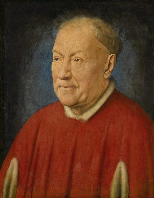 Jan Van Eyck Portrait of Cardinal Nicola Albergati (mk08) France oil painting art